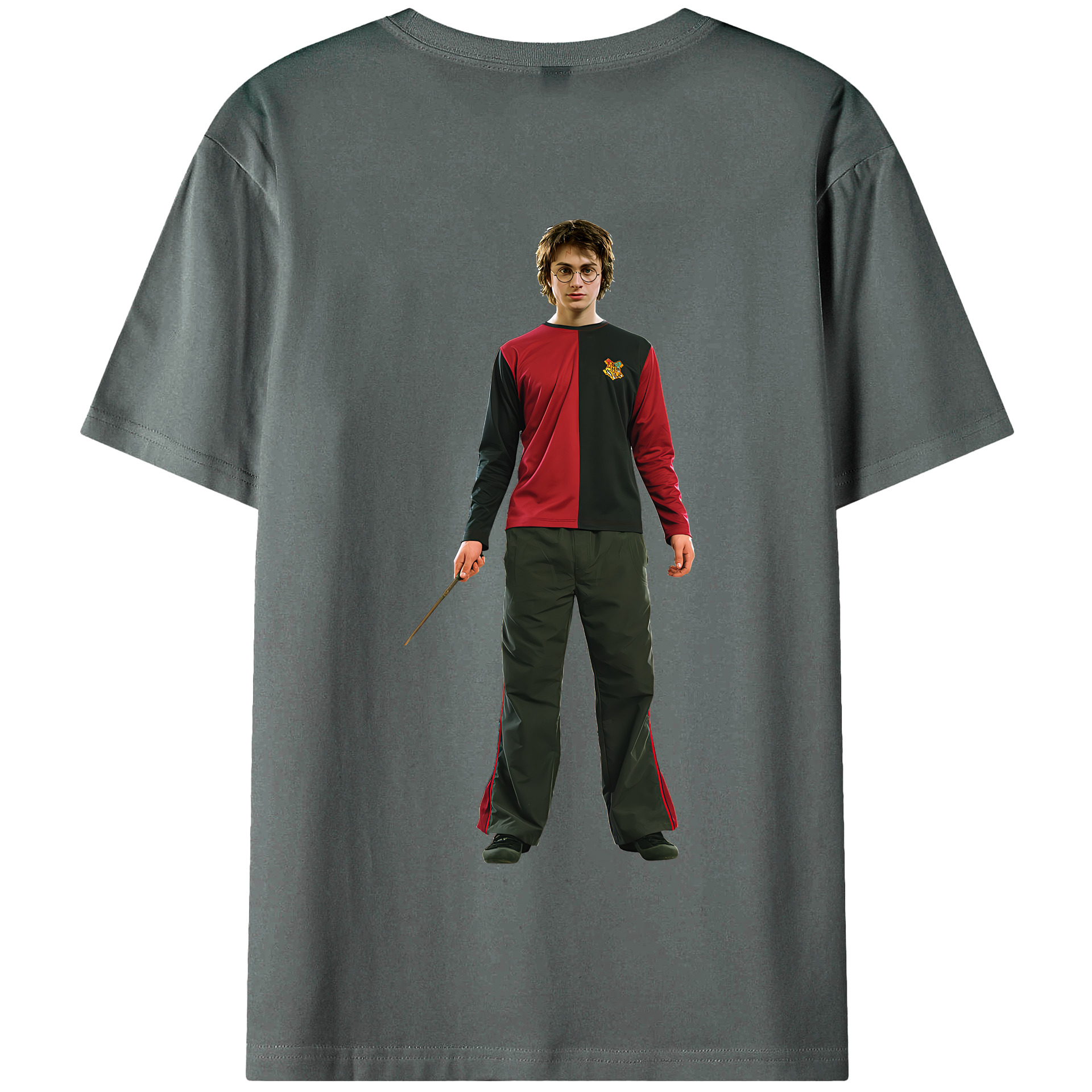 （画像用） Harry Potter ハリー・ポッターシリーズ 綿100％半袖Tシャツ（背面プリント）